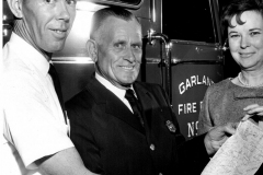 Fire Captain Harry Grantham honored  at retirement  August 1966
