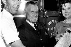 Fire Captain Harry Grantham honored  at retirement  August 1966