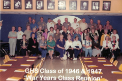 GHS Class of 1946 & 1947 War Years Class Reunion June 24, 2000