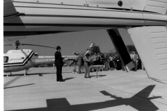 Opening ceremony at Garland Heliport, Jupiter Road and Grader St