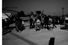 After the opening ceremony at Garland Heliport, Jupiter Road and Grader St  Opening ceremony at Garland Heliport, Jupiter Road and Grader St