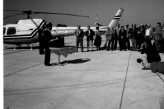 Opening ceremony - Garland Heliport, Jupiter Road and Grader St