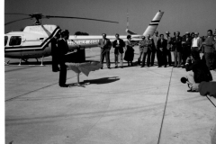 Opening ceremony - Garland Heliport, Jupiter Road and Grader St