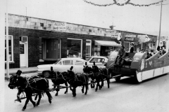 1960's Christmas Parade float on Downtown Square