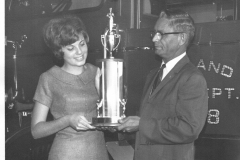 Presentation of award - J.W. Nelson, Fire Marshal