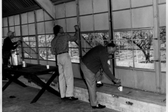 Gatewood Pavillion interior - Volunteers painting 1960's?