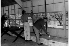 Gatewood Pavillion interior - Volunteers painting 1960's?