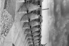 Lake Lavon, 1950's - photo of the raising of the dam?
