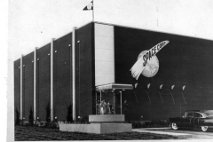 Space Corp building - Shiloh Road at railroad tracks circa 1969