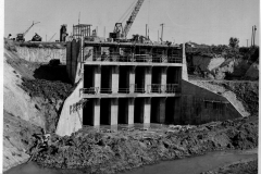 Power Plant under construction in Little Ridge Park at Lake Lavon - 1966 First National Bank (?) Under construction