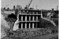 Power Plant under construction in Little Ridge Park at Lake Lavon - 1966 First National Bank (?) Under construction