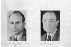 Harry Rolnick (L) and Ed Byer (R) Founders of Byer-Rolnick Hat Co. (later Resistol)