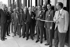Ribbon Cutting for Garland Federal Savings & Loans, Main St. at 12th SW Corner