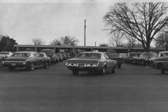 First National Bank Drive-in Bank Line, Friday Afternoon, 1960's
