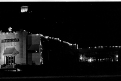 Resistol Hats building at Christmastime