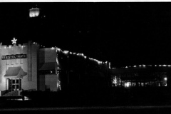 Resistol Hats building at Christmastime