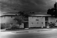 OWL apartment buildings on Avenue D across from Garland High School