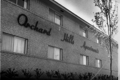 Orchard Hills Apartments on Kingsley Road early 1960's