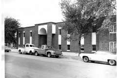 First Christian Church Education Building on Ave. A, circa 1970