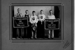 1936 State Judging contests Texas A&M - Jerseys and Dairy Cattle awards