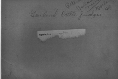 1936 State Judging contests Texas A&M - Jerseys and Dairy Cattle awards