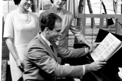Musical Gathering at the piano at the Taylor House 1960's Gathering at the piano at the Taylor House 1960's