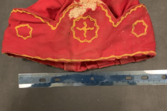 "Independent Order of Odd Fellows. Red ceremonial hat.