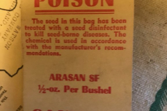 Ferris Watson Seed Co, Hybrid Seed Corn sack, 30" x 16", with original tags