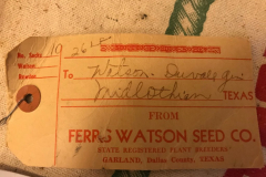 Ferris Watson Seed Co, Hybrid Seed Corn sack, 30" x 16", with original tags