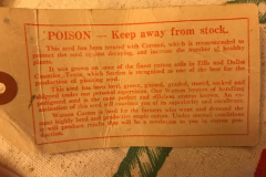 Ferris Watson Seed Co, Hybrid Seed Corn sack, 30" x 16", with original tags
