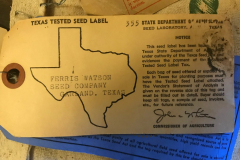 Ferris Watson Seed Co, Hybrid Seed Corn sack, 30" x 16", with original tags