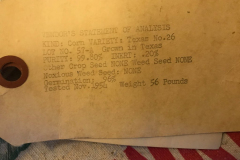 Ferris Watson Seed Co, Hybrid Seed Corn sack, 30" x 16", with original tags