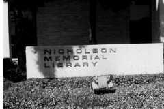 Nicholson Memorial Library in 1989