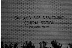 Garland Fire Department Central Station 1019 Austin St in 1989