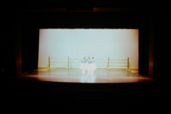 Six women dancing on stage in Performing Arts Center