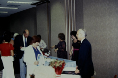 People inside the Garland Performing Arts Center Ariel view of Garland Performing Arts Center