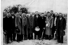 Groundbreaking ceremony Garland High School January 1936