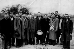 Groundbreaking ceremony Garland High School January 1936