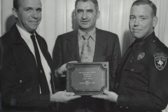 James  Bunch getting an award