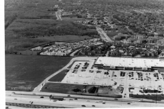 Aerial Photo -  I-30 at Broadway 1989, looking north. Walmart just west of Broadway.