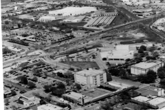 Aerial Photo - downtown Garland and Granville Arts Center 1989
