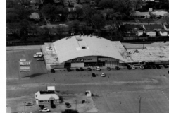 Aerial Photo of former Jewell T store (as it was a thrift shop in 1989)