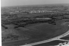 Aerial Photo of future site of Firewheel town center 1989