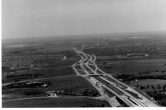 George Bush Turnpike 1989 - Campbell Road foreground, then Holford Rd then North Garland Road.