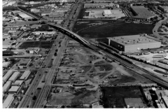 DART light rail station Forest and Jupiter 1989