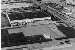 Garland Heliport 1989. Inter Ceramic Plant in background