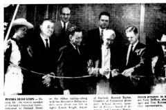 Pecora Inc Dedication of new Oakland Street building Aug. 16, 1959