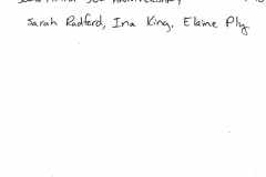 Soroptimists 50th Anniversary April 18, 2004