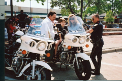 Soroptimist Galaxy Counseling Center Kids Fest 2005 -  Police and Motorcycle