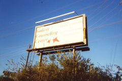 Soroptimists Galaxy Counseling Center Billboard 2002